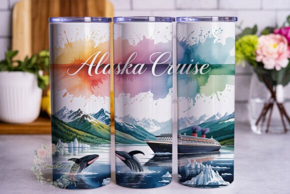 Alaska Cruise Whales Tumbler Wrap: A Designer's Take