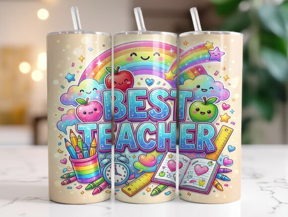 Best Teacher Graphics for Tumbler Wraps