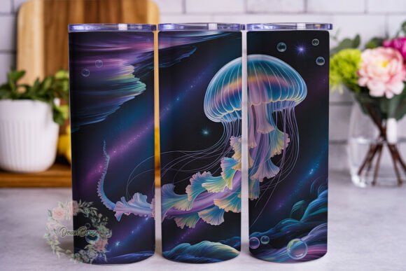 Cosmic Jellyfish Tumbler Wrap Graphics Review