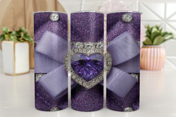 Luxury Glam Bling Tumbler Wrap PNG Graphics Review