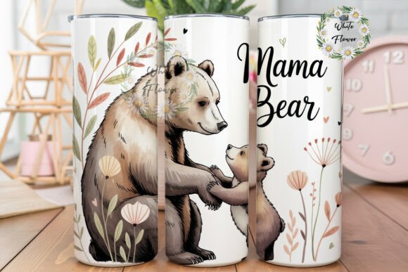 Mama Bear Family 20oz Tumbler Wrap: Graphics Review