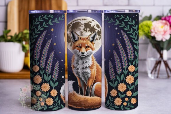 Mystical Fox Moonlight Graphics & Tumbler Wraps Review