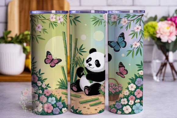 Panda Bamboo Garden: Tumbler Wrap Graphics Review