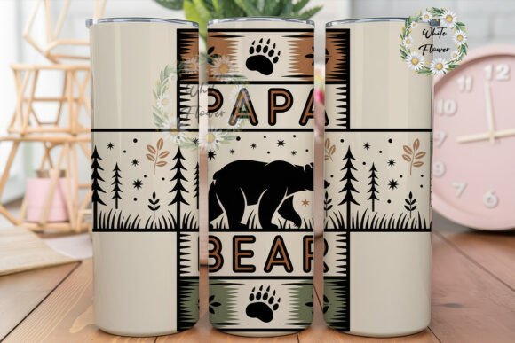 PAPA BEAR Nature Scene: Tumbler Wrap Graphics Review
